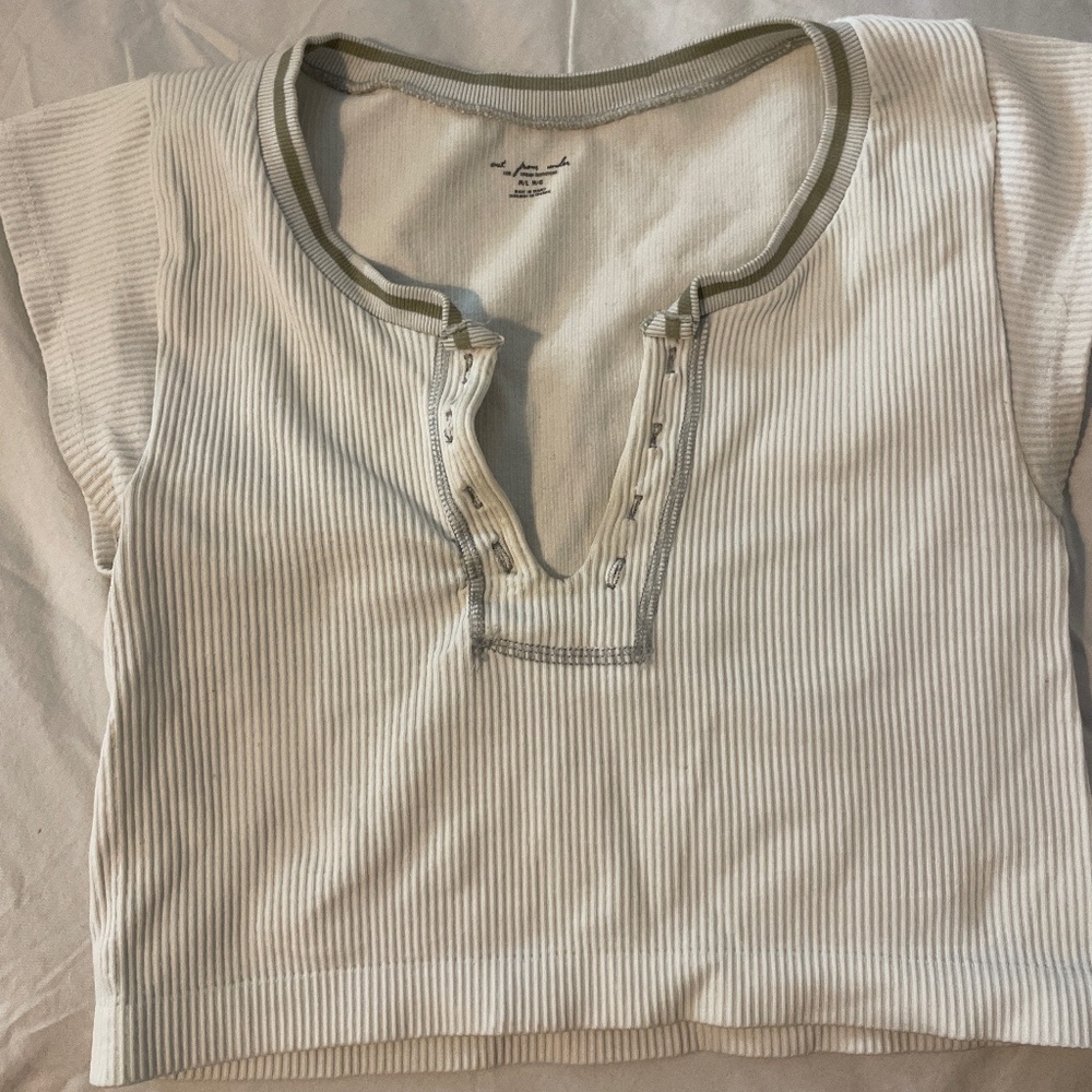 Urban Outfitters Cropped Shirt